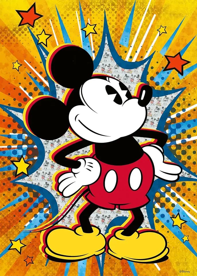 Ravensburger Puzzle Disney Micky Maus Retro Mickey - 1000 Teile Puzzle