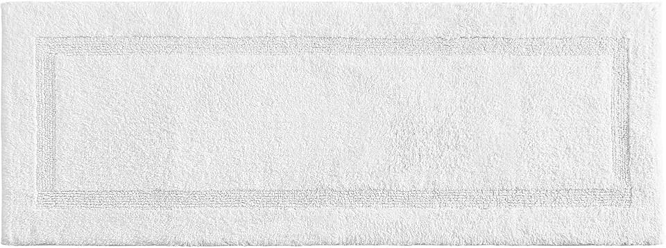 Nautica - Tufted Cotton Bath Runner, Soft & Absorbent Bath Rug, 22 x 60