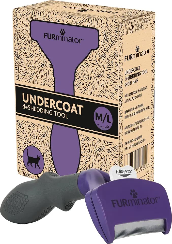 FURminator deShedding Tool Katzen Größe M,L Kurzhaar