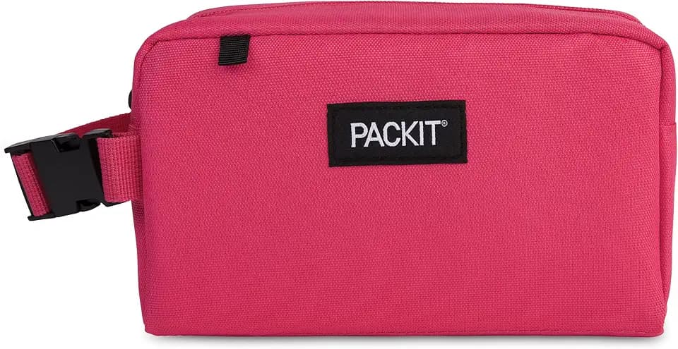 PackIt Freezable Snack Box, Magenta