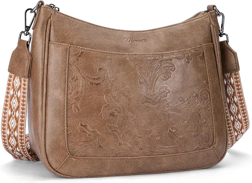 Medium Crossbody Bags for Women Trendy,Vegan Leather Purse for Daily