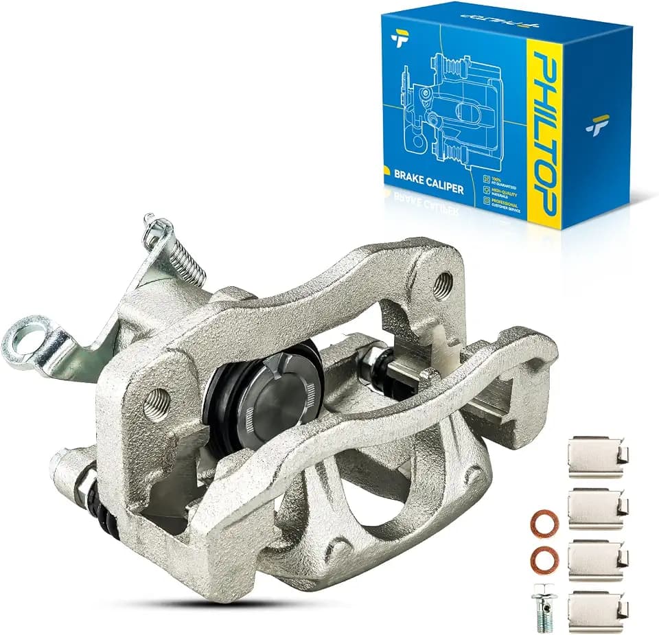 PHILTOP Rear Left Brake Caliper Replacement For Dodge Journey 2009 2010 2011 2012, 18-B5177 18B5177 Sport Utility Rear left Driver Side Disc Brake Caliper Assembly