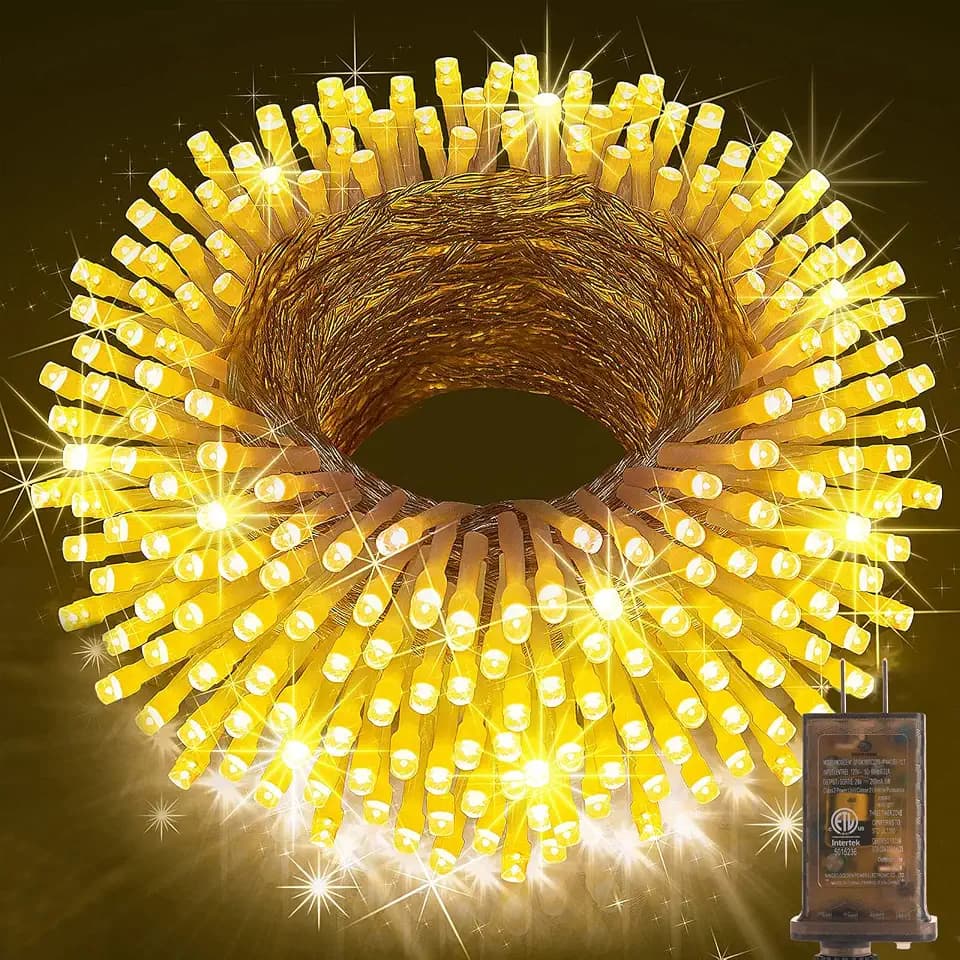 KNONEW 403ft 1000 LED Christmas Lights Outdoor String Light for Tree Decor