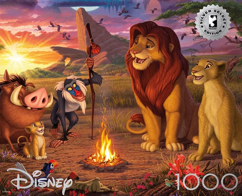 Buffalo Games - Disney The Lion King - 1000 Piece Jigsaw Puzzle for Adults