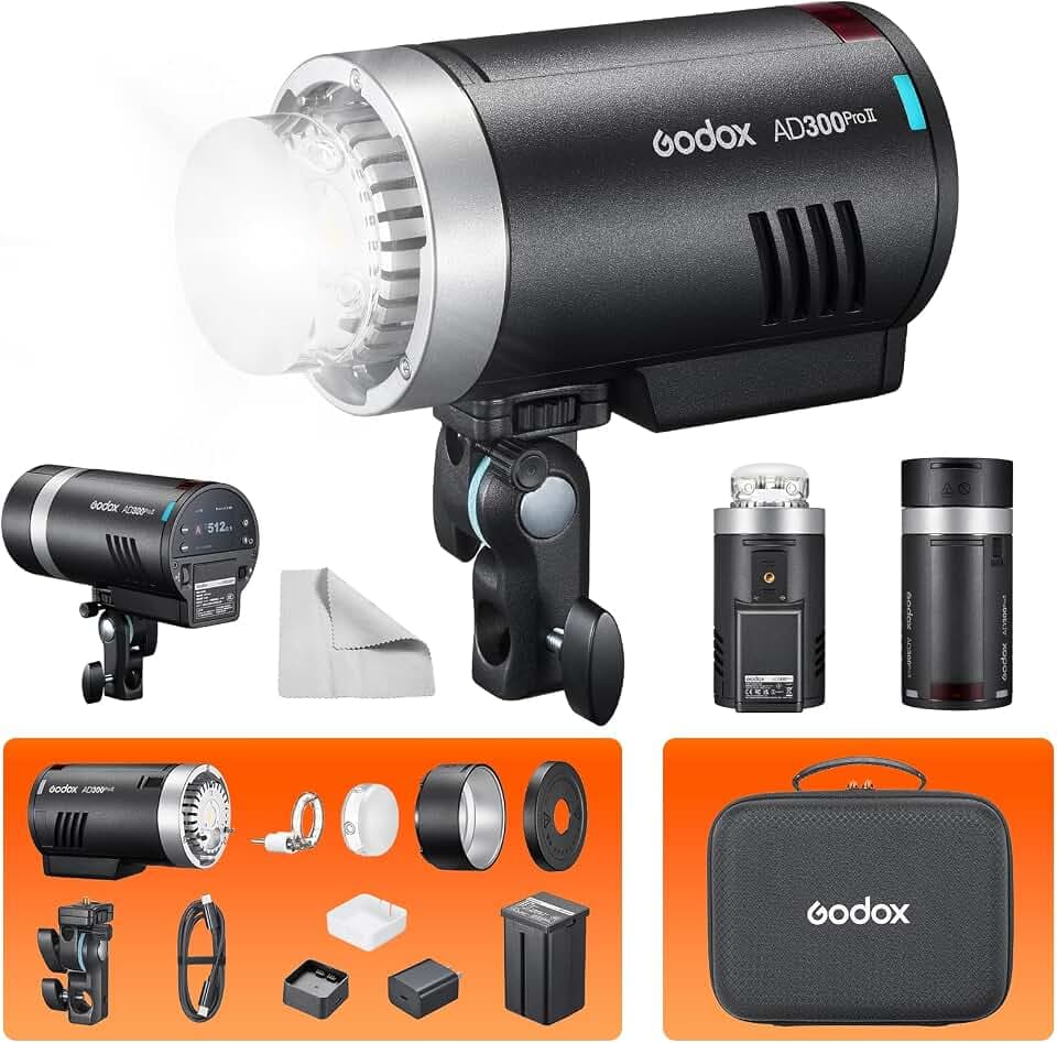 GODOX AD300 Pro II AD300Pro II TTL Portable Outdoor Flash Strobe Monolight