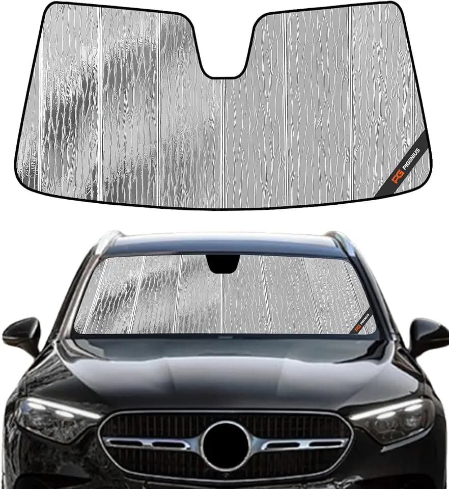 Pigenius Windshield Sunshade for Mercedes-Benz GLE/GLS SUV 2020-2026 Front Window Shade - AstraGuard