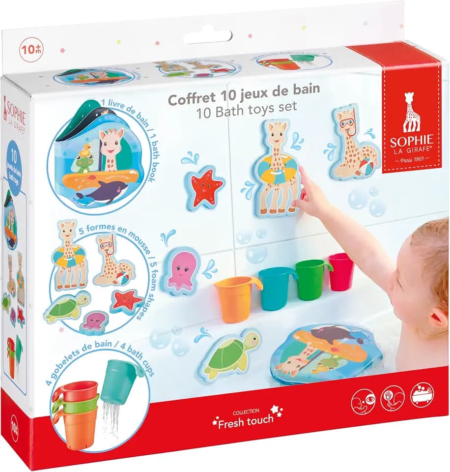 Sophie la Girafe - Badespielzeug-Set für Baby - Ab 10 Monaten