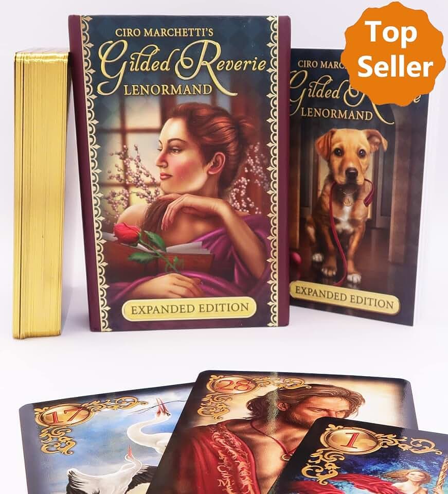 Gilded Reverie Lenormand: Mit 8 Zusatzkarten und Booklet: Mit Zusatzkarten und Booklet