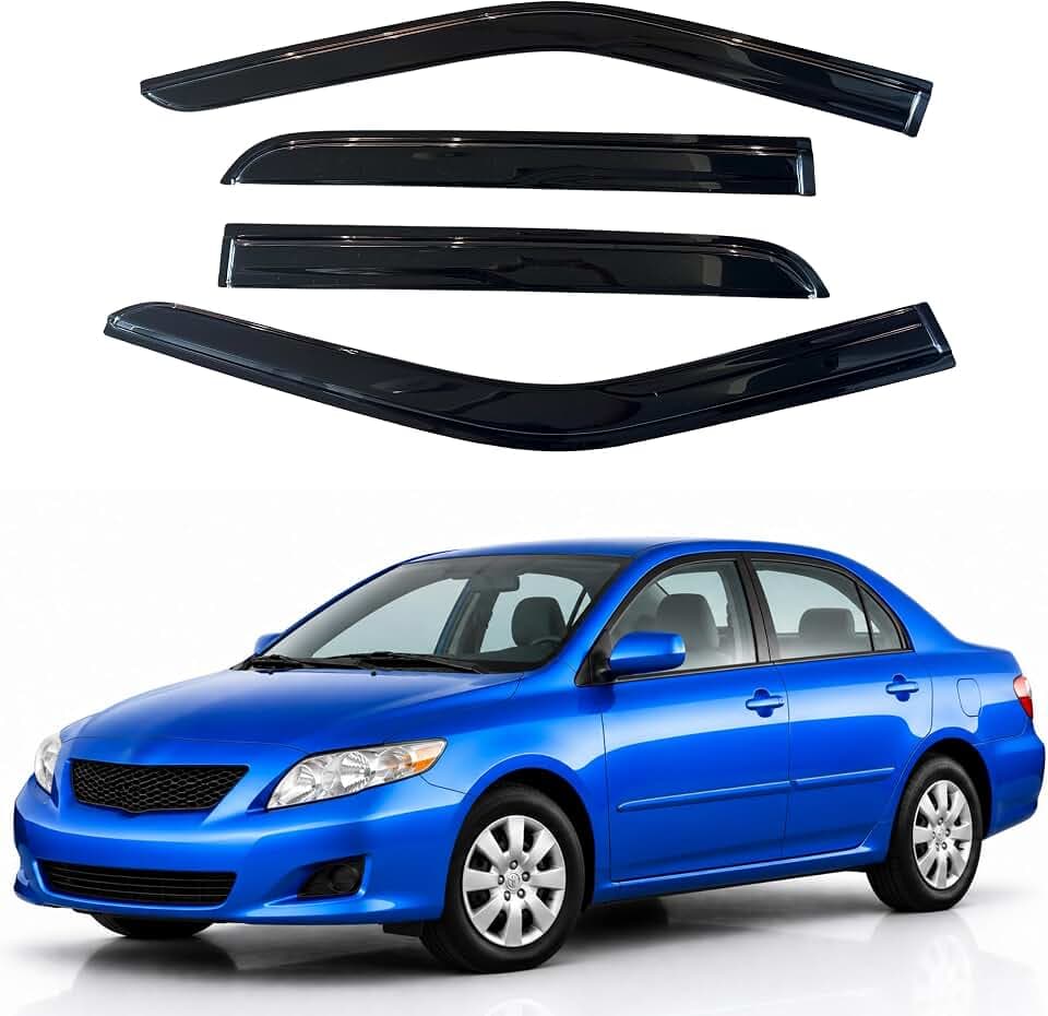 Window Visors Rain Guards for 2009-2013 Toyota Corolla