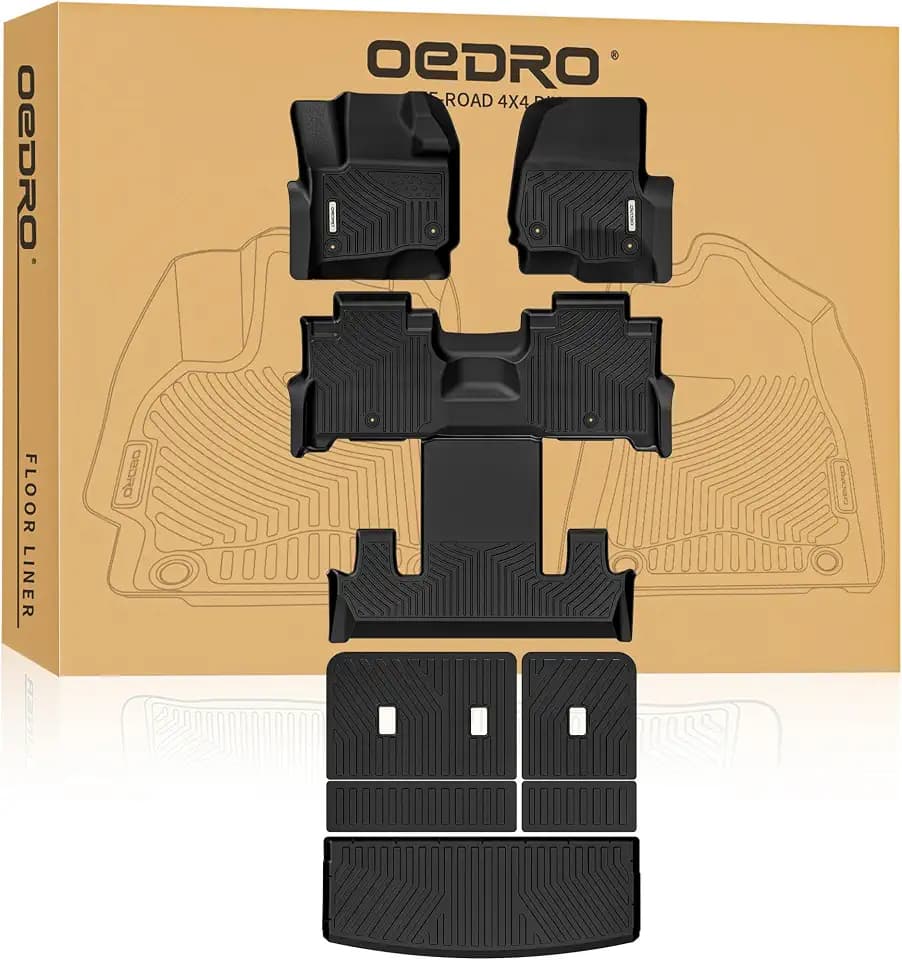 OEDRO Floor Mats for 2018-2024 Ford Expedition 7-Seater(Not Fit MAX)
