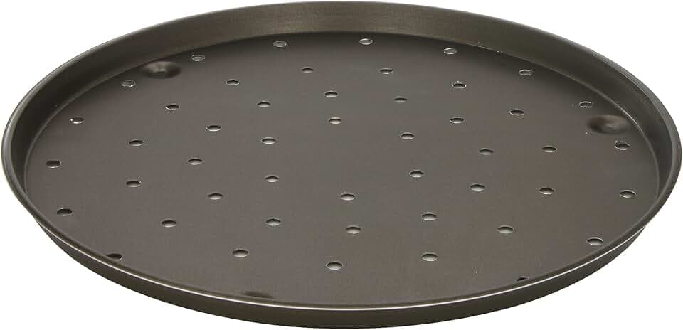 LACOR 67836 Pizzablech, Aluminium, gelocht 36 cm