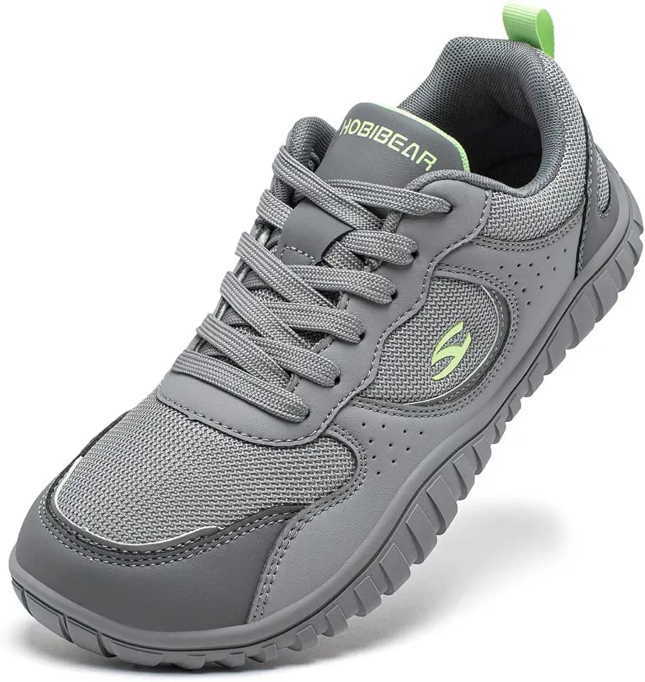 HOBIBEAR Unisex Barefoot Shoes, Wide Toe Box, Lightweight Walking Sneakers