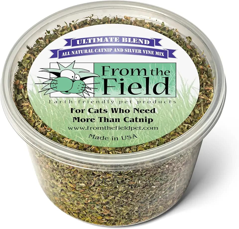 from The Field | Ultimate Blend Catnip & Silver Vine Mix | 2 Oz Tub