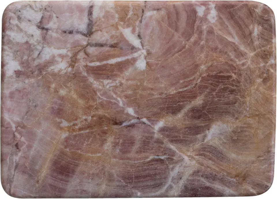 Bloomingville Rectangular Marble Cutting and Cheese Board, Pink