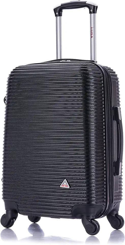 InUSA ROYAL 20-Inch Carry-On Hardside Spinner Luggage Lightweight Black
