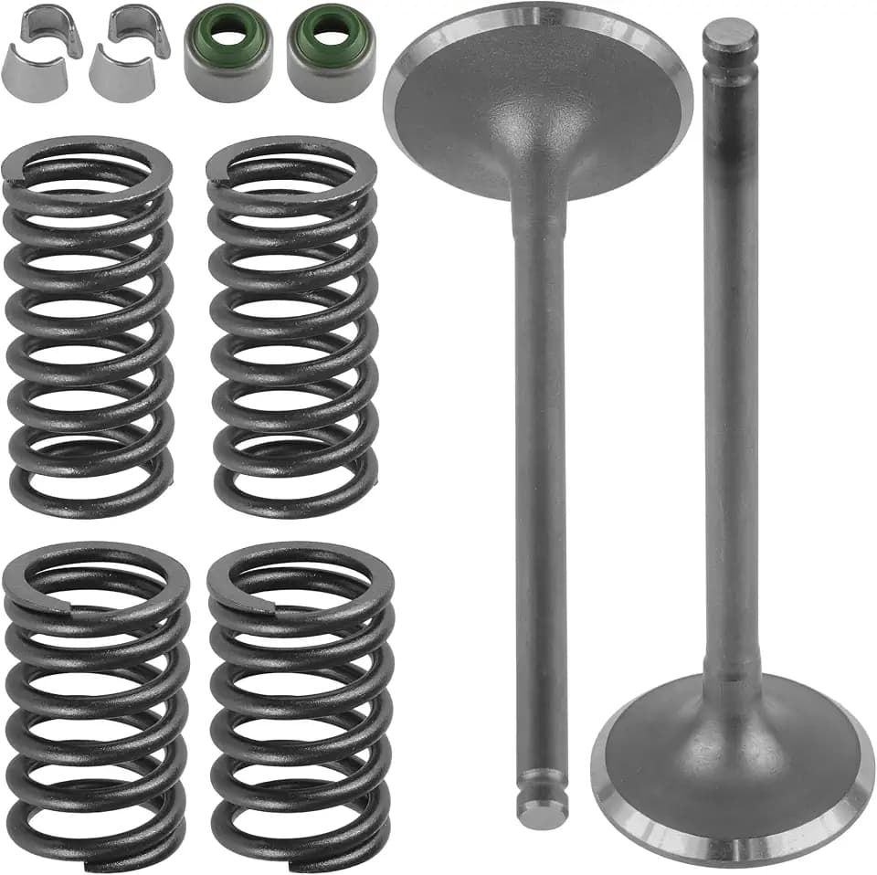 Caltric Intake and Exhaust Valve Kit Compatibloe with Honda Rancher 420 TRX420 2x4 4x4 2007-2008