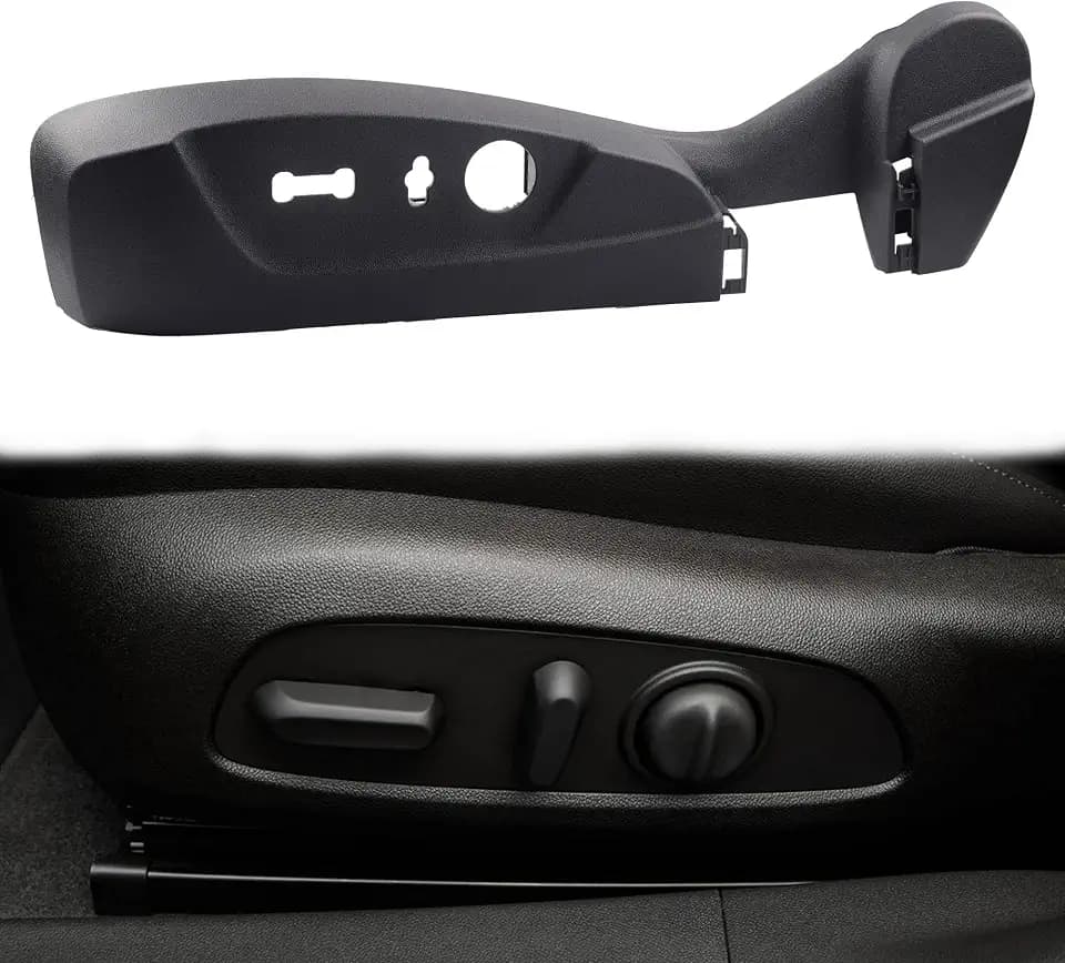 Dasbecan Left Driver Side Seat Switch Bezel Trim Replaces 22753131 Black