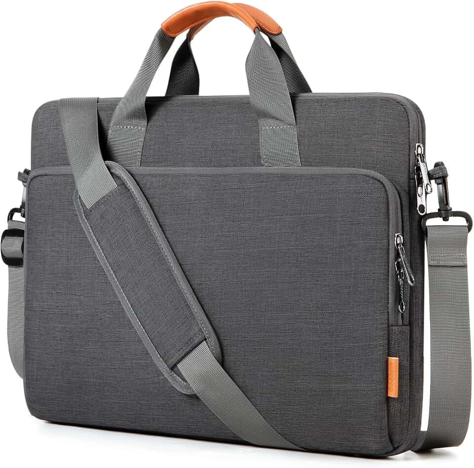 bagasin Laptoptasche Laptop Aktentasche Passt bis zu 15 15,6 16 Zoll Laptop Erweiterbare