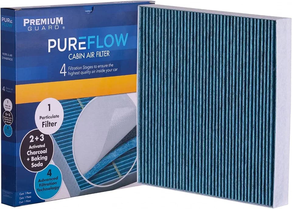 PUREFLOW PC99554X Cabin Air Filter | Fits 2020-2026 Hyundai Sonata 2.5L; 2020-2023 Sonata 1.6L