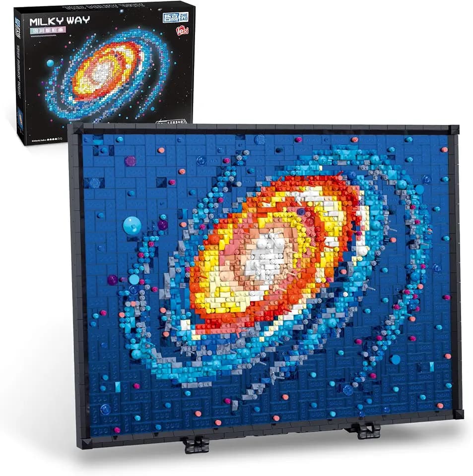 TOY PLAYER Micro Mini Art – Die Milchstraßen-Galaxie Bauset für Erwachsene Einzigartige Wand- oder Tischdekoration für Zuhause, kreatives Geburtstagsgeschenk für Erwachsene ab 14+