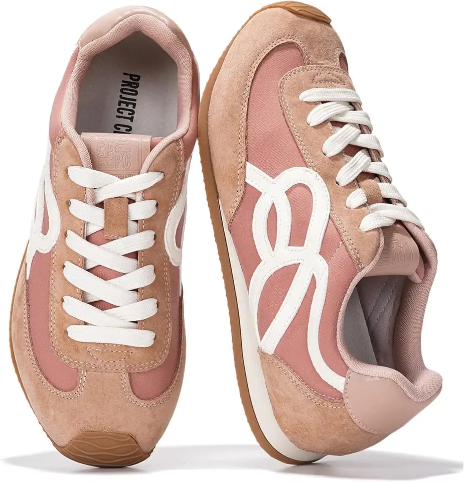 100% Genuine Leather Sneakers for Women Tennis Shoes - Womens Sneakers