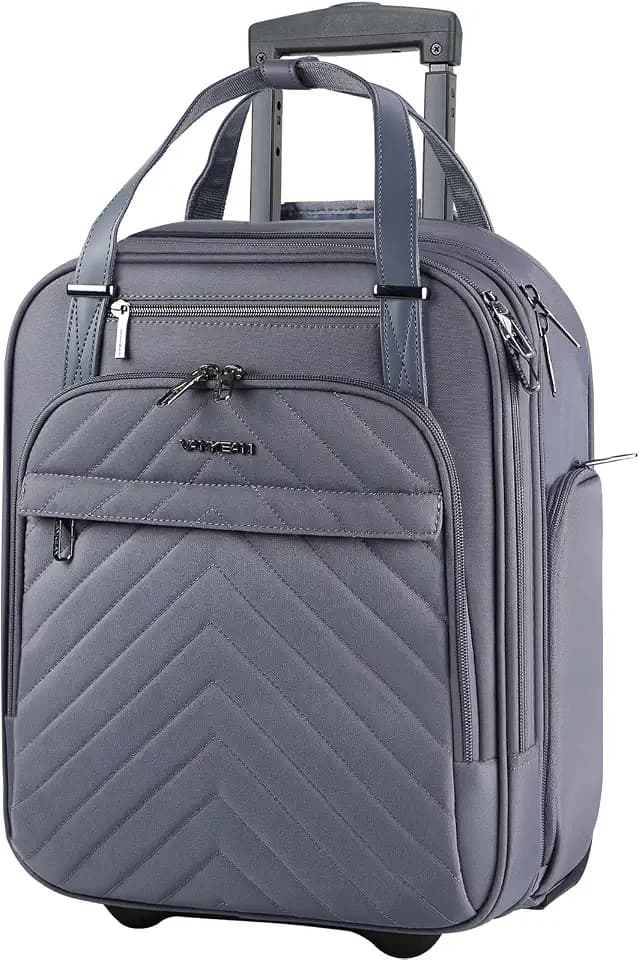 VANKEAN 16" Underseat Rolling Suitcase Travel Business Lightweight