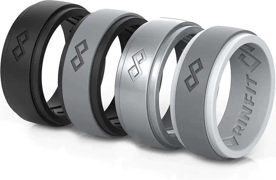 Rinfit Air Silicone Wedding Ring for Men