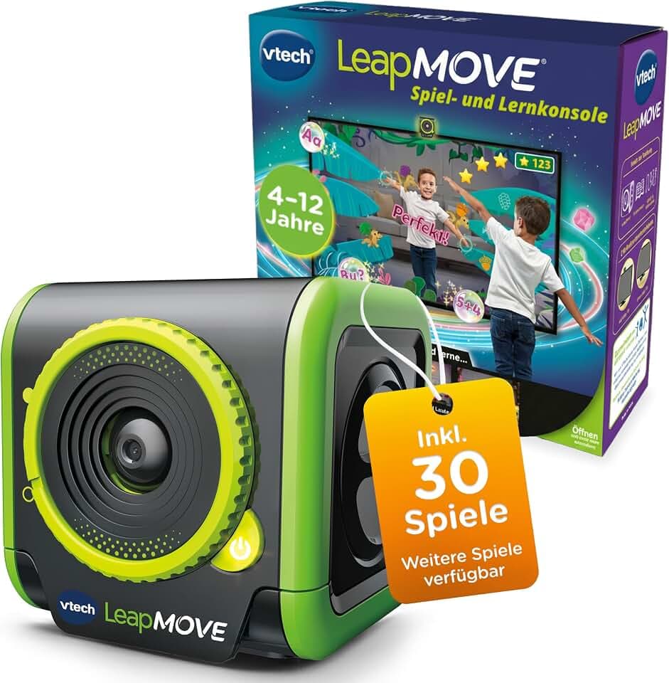 VTech LeapMOVE - Spielkonsole Kinder ab 4 Jahren, Bewegungsspiele