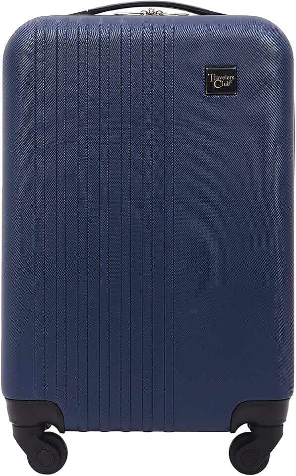 Travelers Club Cosmo Luggage, Navy Blue - 20 Inch, 20-Inch