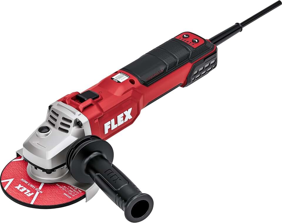 FLEX 2000 Watt Winkelschleifer 125 mm (für Edelstahl & legierte Stähle, 2000 Watt, 125 mm, 230 V, 50/60 Hz, 4 m Kabellänge, Handwerker, Handwerkzeug) 534019