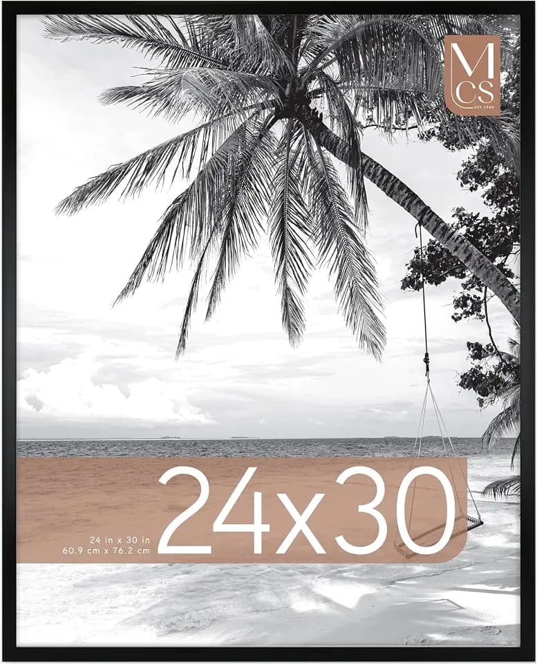 MCS Foundation Poster Frame, 24x30, Black Traditional, 1-Pack