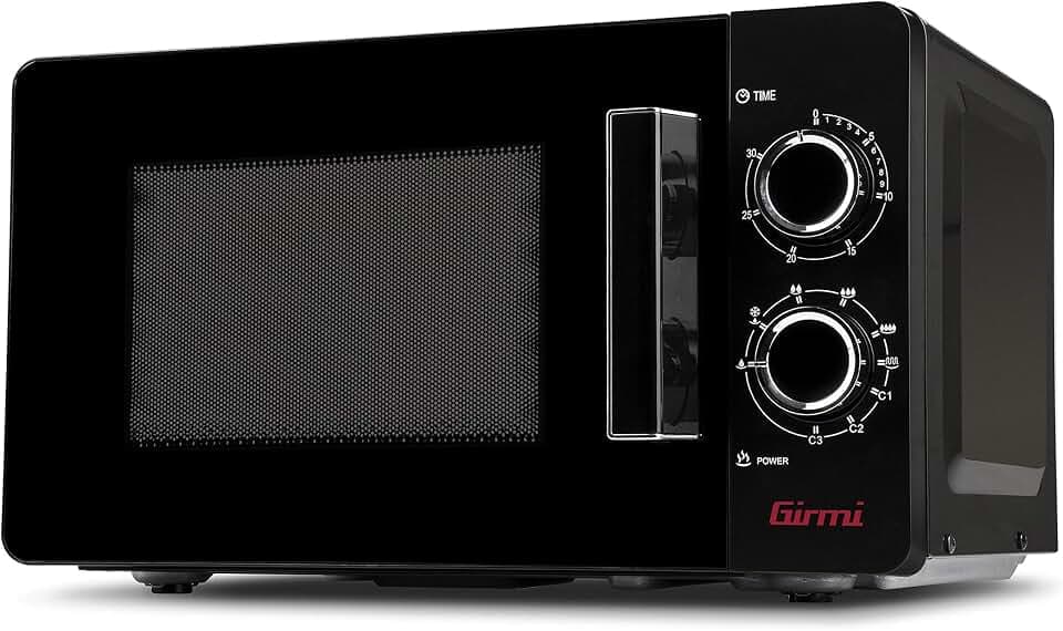 Girmi FM04 Kombi-Mikrowelle, Schwarz