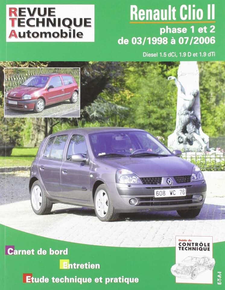 RTA 118.2 RENAULT CLIO 2 PHASE 1 ET 2 DIESEL