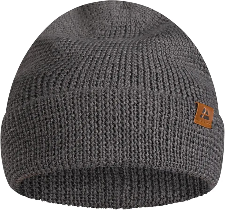 DANISH ENDURANCE Merino Mütze, Warme Wintermütze, Grobstrick