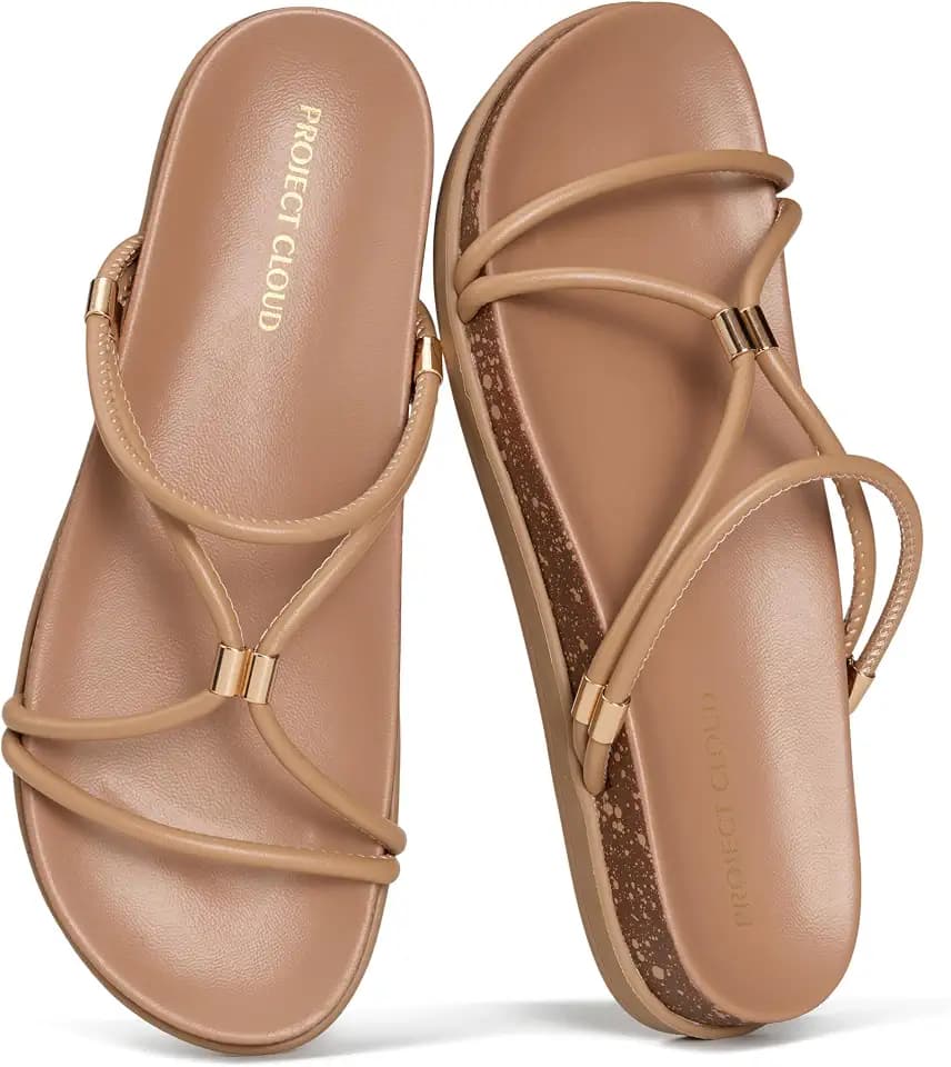 Project Cloud Non-Slip Summer Slides for Women & Lightweight Womens Sandals