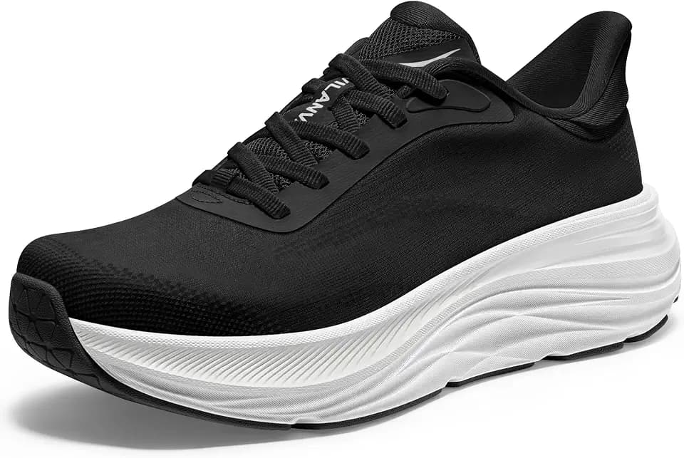 Vilanva Women's Walking Shoes Cushion Running Tennis Shoes Non-Slip Comfortable Workout Gym Sports Athletic Fashion Sneakers