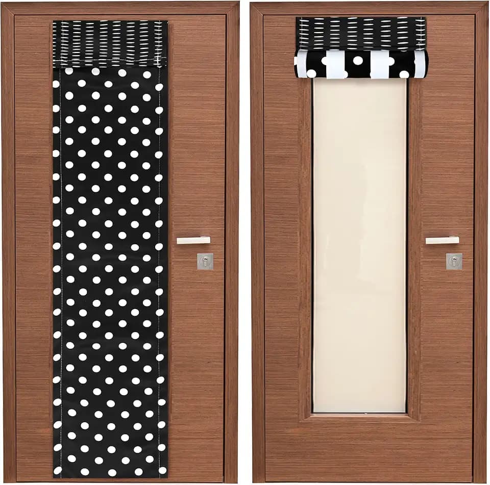 Leinuosen 2pcs Classroom Door Window Cover Thick 8 x 36'', Dots