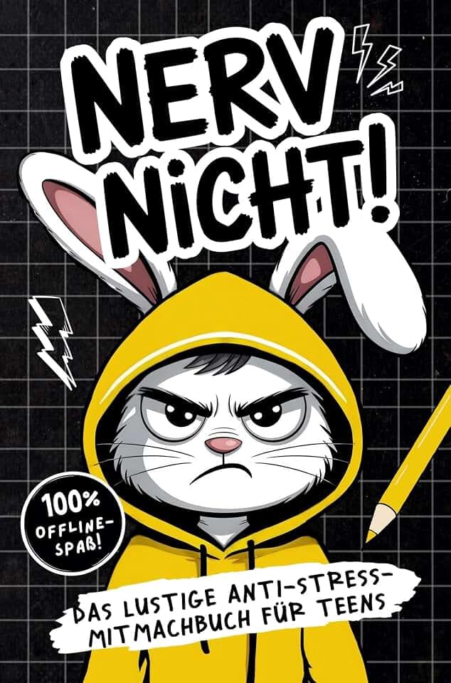 Nerv nicht! Teenager-Edition - Das lustige Anti-Stress-Mitmachbuch: 100% Offline-Spaß - Cooles Geschenk für genervte Teens