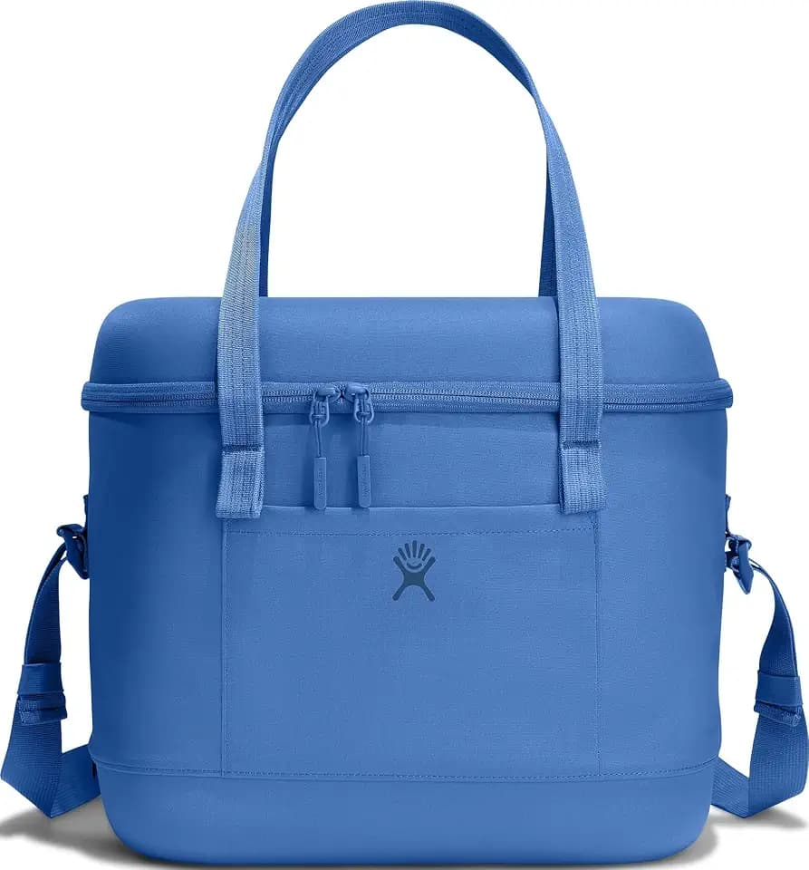 Hydro Flask Cooler Bag - Insulated Portable Soft Cooler - 20 L Capacity in Cascade Blue