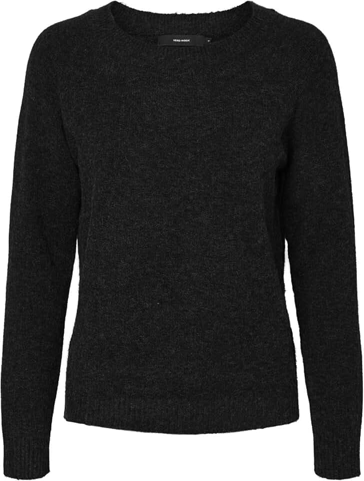 VERO MODA Damen Vmmdoffy Ls O-Neck Blouse Ga Noos Vmmdoffy Ls O-Neck Blouse Ga Noos (1er Pack)