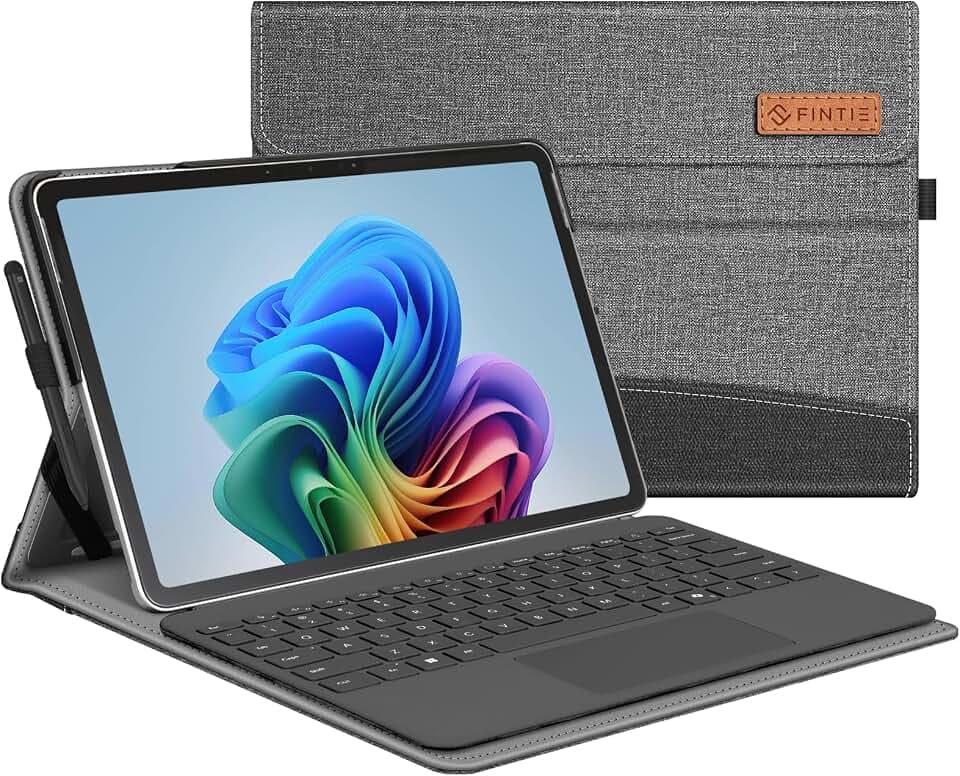 Fintie Hülle für Microsoft Surface Pro 12 Zoll (2025), Grau