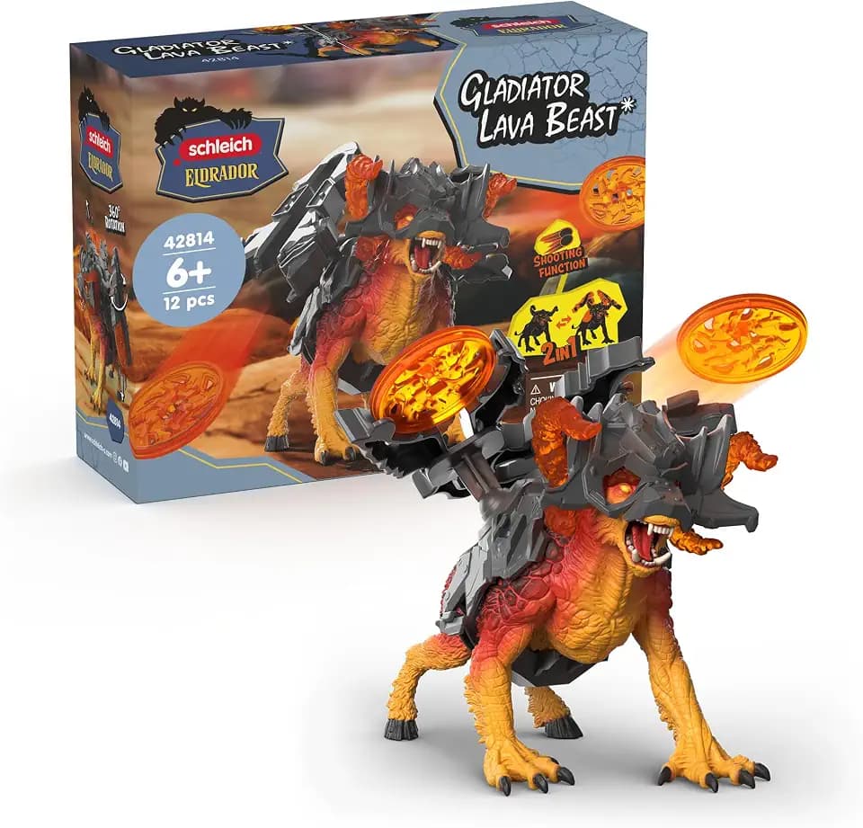 schleich ELDRADOR | Lavabestie 42814 | Spielset ab 6 Jahren | 12 Teile