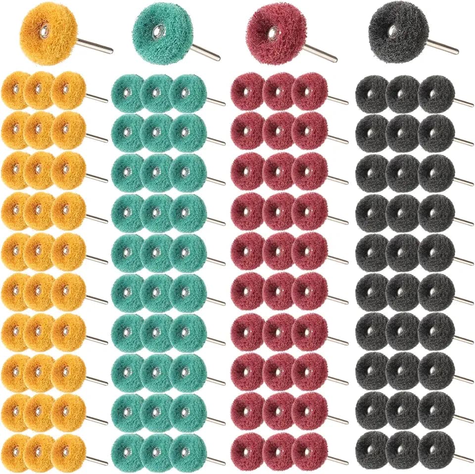 120 Stück Schleifscheibe 25mm Körnung 80/150/240/400 Polierscheiben