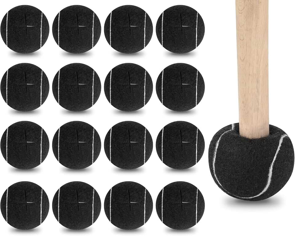 Macarrie 100 Pcs Precut Tennis Balls Bulk for Legs Desk
