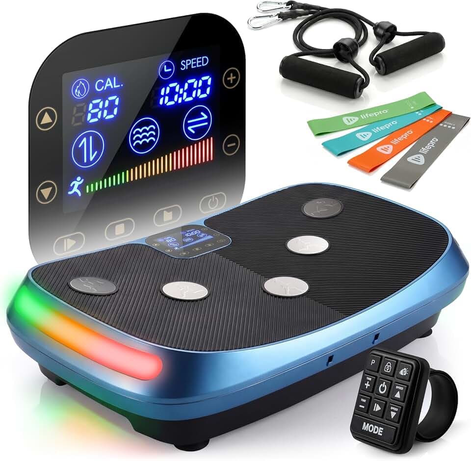 Lifepro Rumblex 4D Vibration Plate Exercise Machine with 7 Training Modes