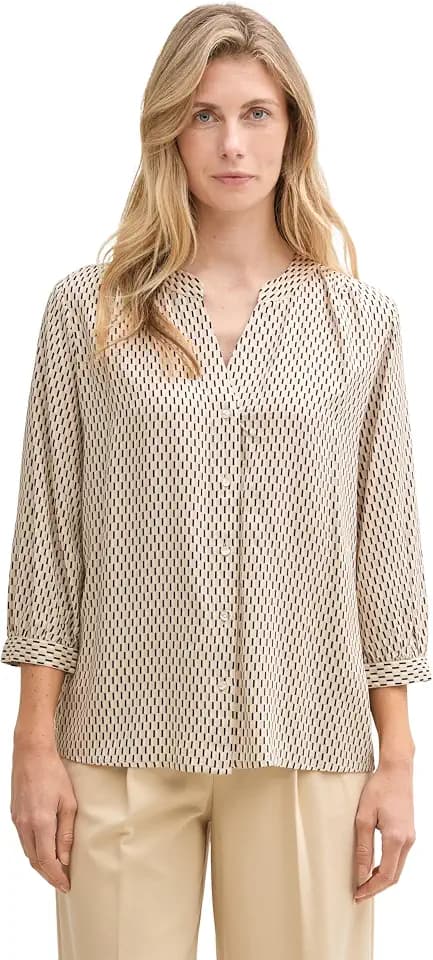 Tom Tailor Damen Bluse mit Muster