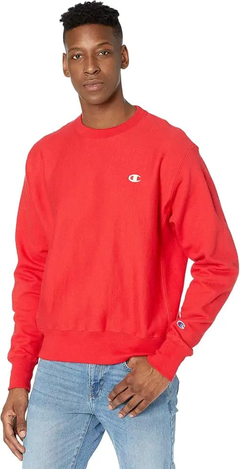 Champion Herren Reverse Weave Crew, Left Chest C Sweatshirt (1er Pack)