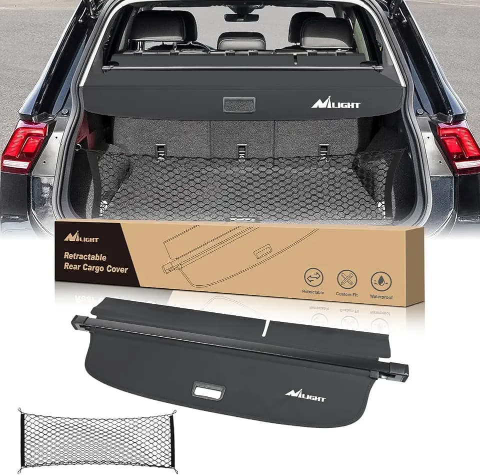 Nilight Trunk Cargo Cover for VW Volkswagen Tiguan 2018-2024