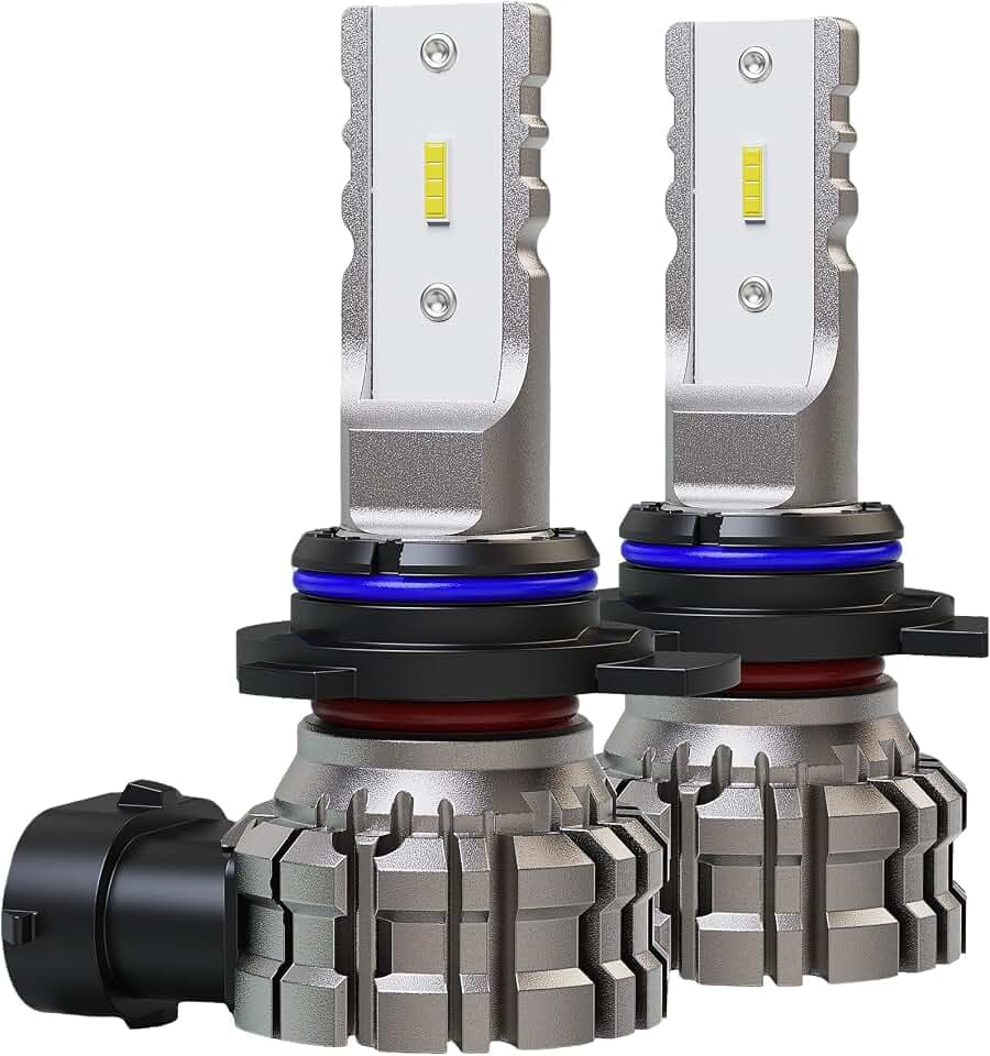 NINEO 9145 H10 Fog Bulb, 300% Brighter 5530 Chips 6500K Xenon White Waterproof-Pack of 2