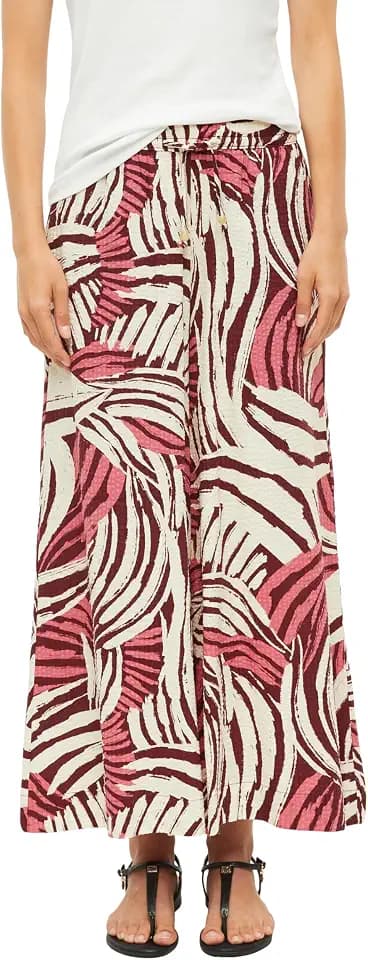 s.Oliver Damen Culotte – High Rise, Extra Wide Leg, Elastikbund